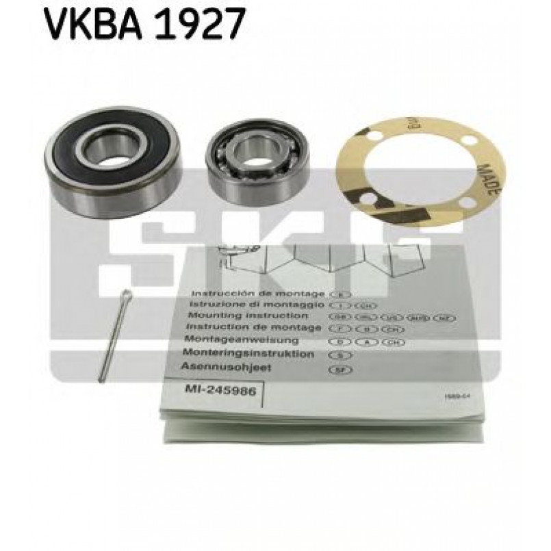 VKBA 1927 SKF Підшипник кульковий d>30